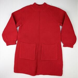 Hanna Andersson Red Sweater Dress Youth 4